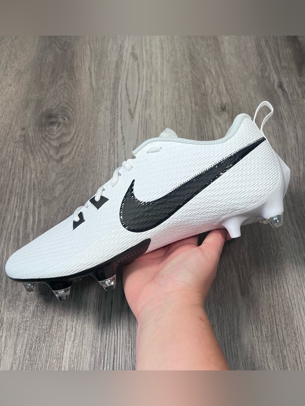 Nike Football Cleats Vapor Edge Speed 360 DT White Men's Size 14 Wide FJ7093-100